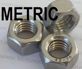 Metric Hex Nuts Stainless Steel